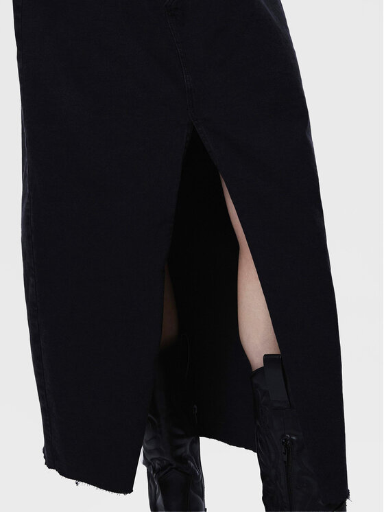 Pieces Pieces Fustă de blugi Jessie 17150234 Negru Regular Fit