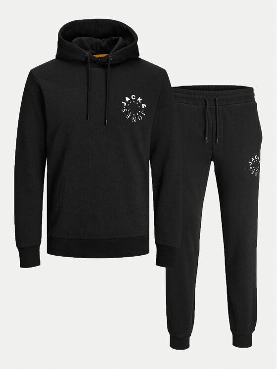 Jack&Jones Jack&Jones Tepláková souprava Warrior 12248814 Černá Regular Fit
