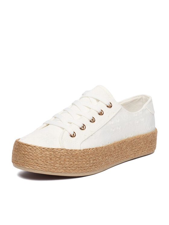 JENNY JENNY Espadrilky CEO-EMMA WSK1576-05 Biela
