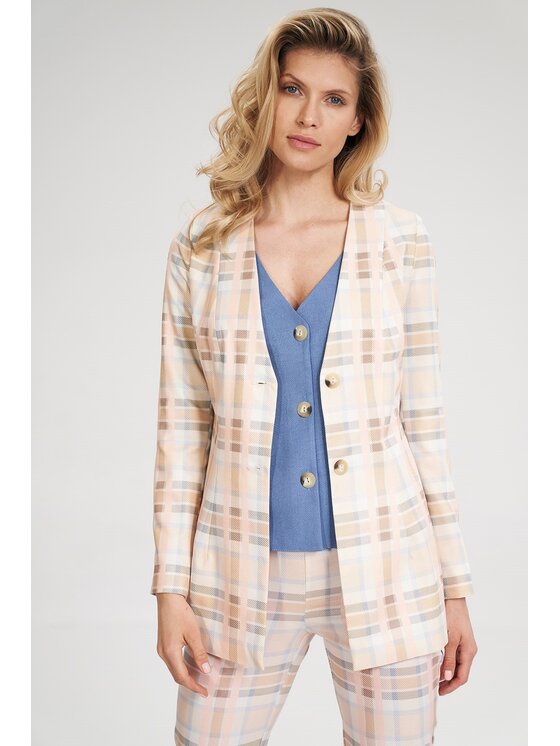 FIGL FIGL Σακάκι M694 Ροζ Regular Fit