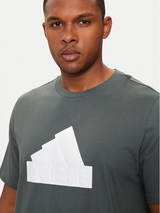 adidas adidas T-särk Future Icons Badge of Sport IZ1623 Roheline Regular Fit