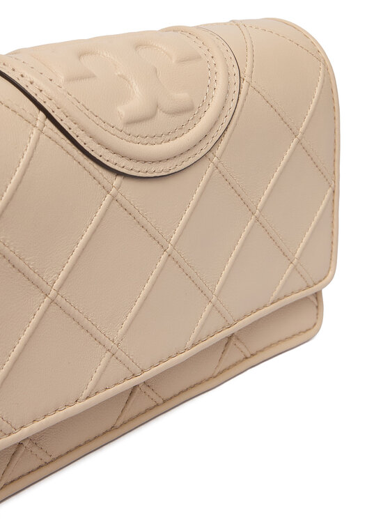 Tory Burch Tory Burch Rankinė Fleming Soft Chain Wallet 138853 Smėlio