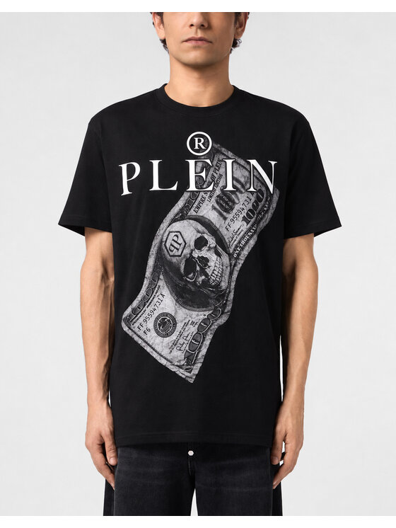 PHILIPP PLEIN PHILIPP PLEIN T-Shirt 31603 Czarny Regular Fit