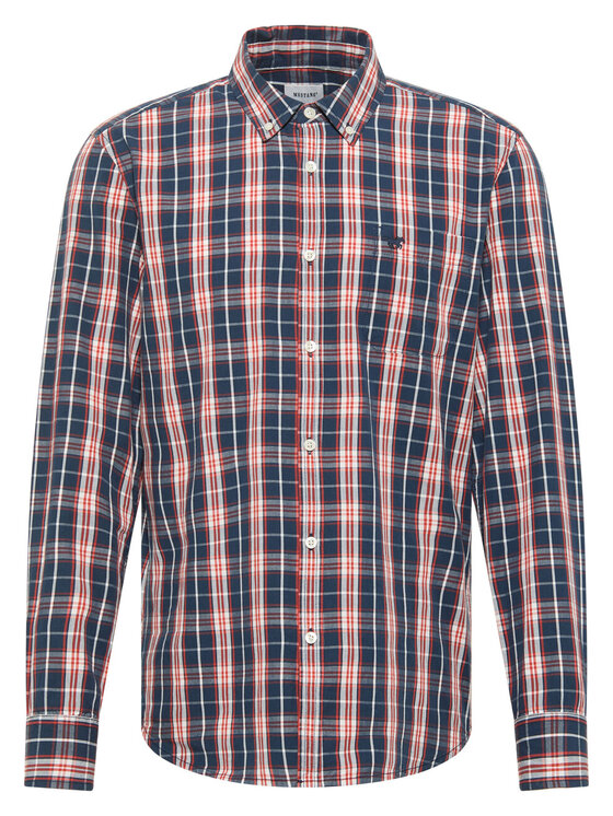 Mustang Mustang Camicia CHESTER Blu Regular Fit