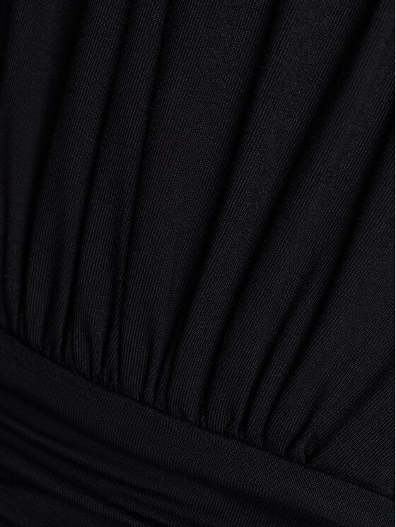 La Mania La Mania Sukienka koktajlowa JESSE Czarny Basic Fit