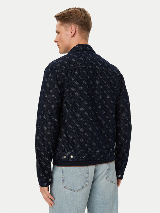 Guess Guess Μπουφάν μεταβατικό 183238 Μπλε Classic Fit