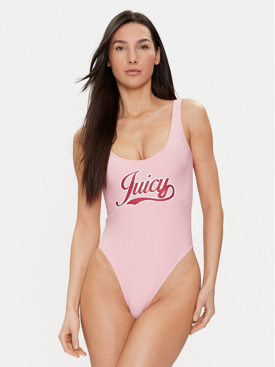 Juicy Couture Peldkostīms Retro Devina JCITS223204 Rozā