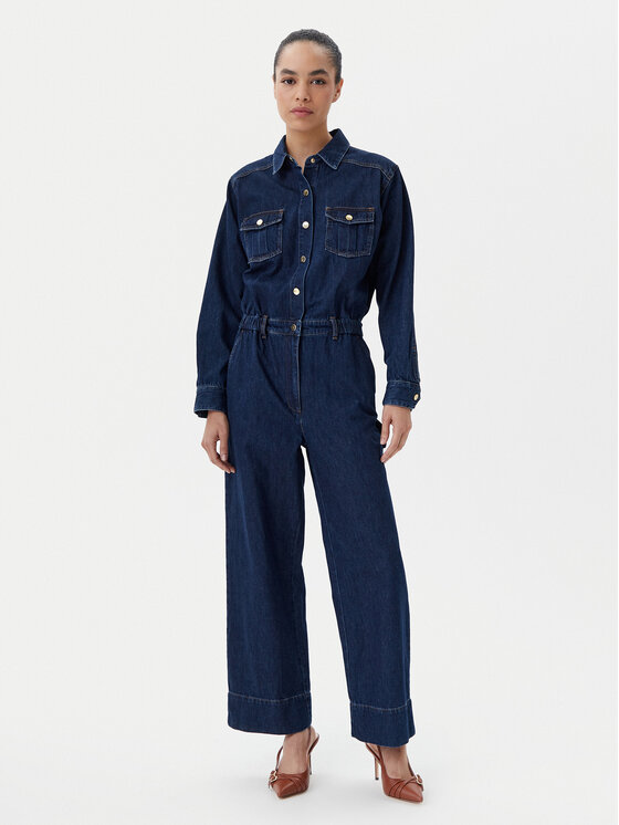Luisa Spagnoli Luisa Spagnoli Jumpsuit Pantera 541809 Dunkelblau Regular Fit