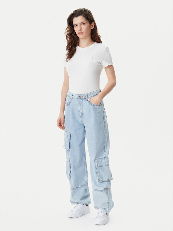 Tommy Jeans Tommy Jeans Комплект 2 тишъртки DW0DW21366 Цветен Slim Fit