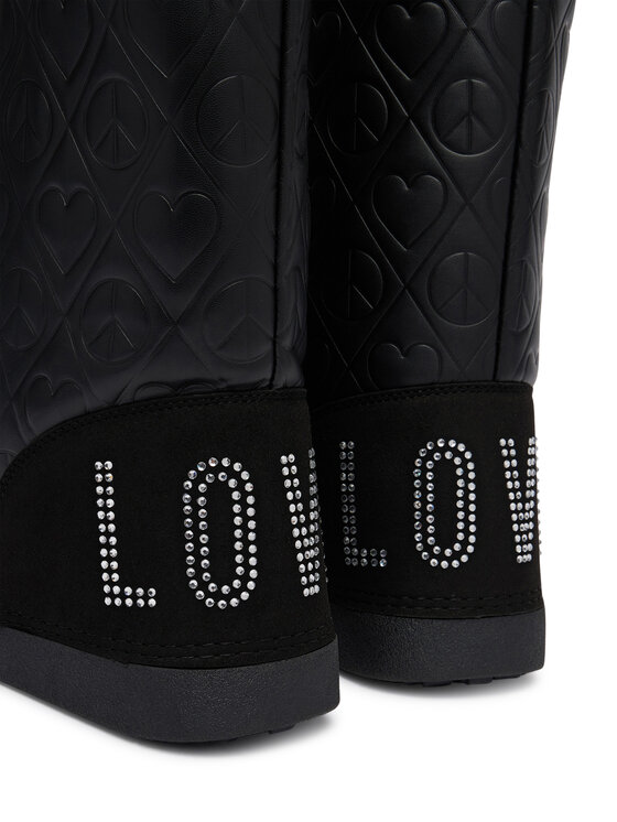 LOVE MOSCHINO LOVE MOSCHINO Апрески JA24322G0PISR000 Черен