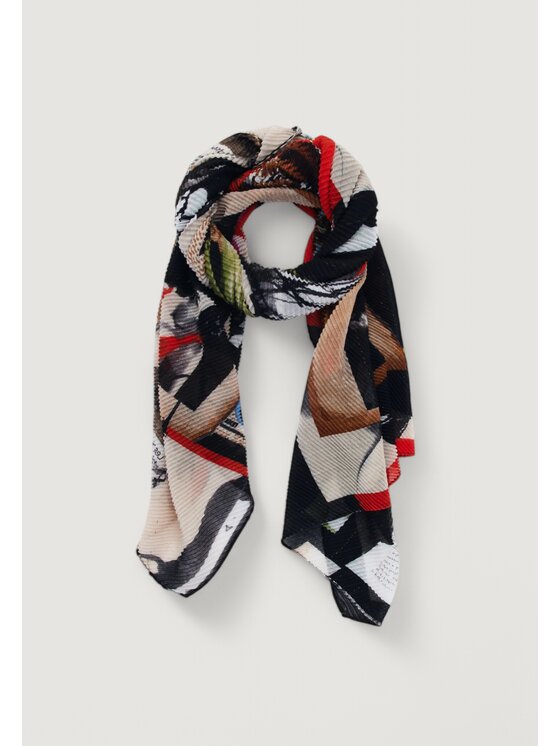 Desigual Desigual Foulard FOU_NEWSPAPER_LACROIX Verde