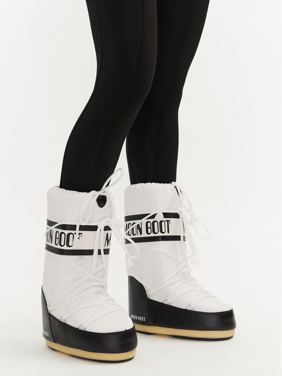 Moon Boot Moon Boot Μπότες Χιονιού Mb Icon Nylon 80D1400440 Λευκό