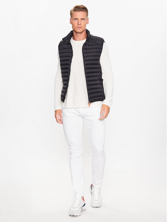 Save The Duck Save The Duck Mellény Adam D82410M GIGA01 Fekete Regular Fit