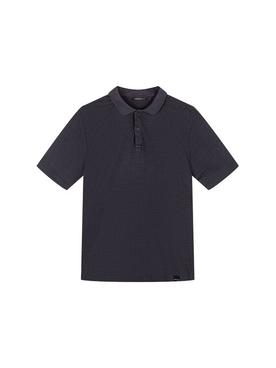 Cross Jeans Cross Jeans Polo 16177-310 Granatowy Regular Fit