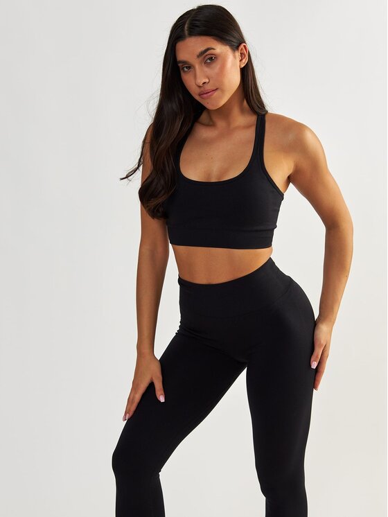 BeShaped BeShaped Biustonosz sportowy Gym Queen Czarny