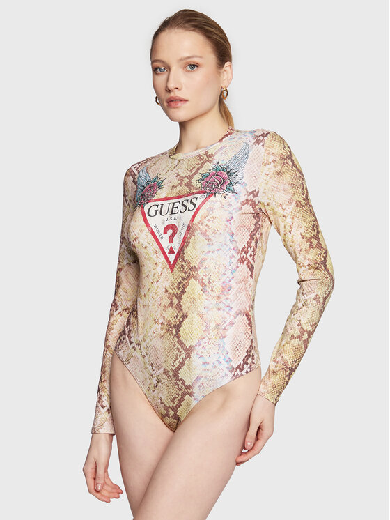 Guess Bodi W3RP08 K9RW1 Bež Slim Fit