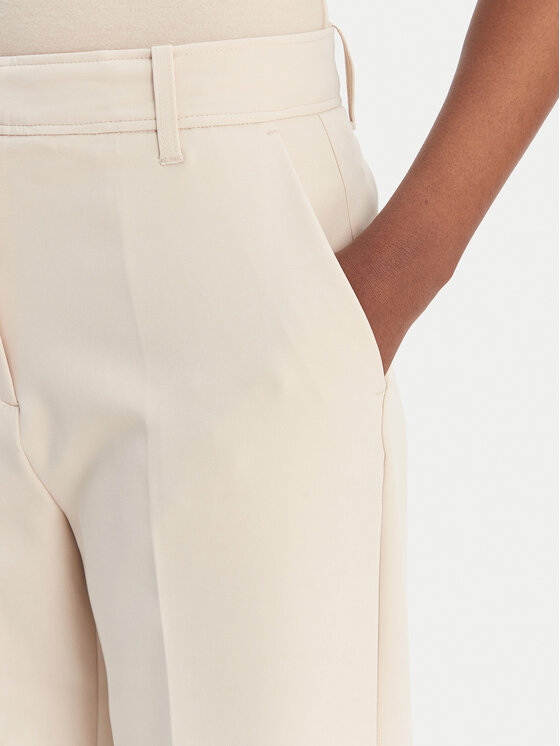 Guess Guess Bavlnené nohavice W6RB02 WH9Y2 Béžová Regular Fit