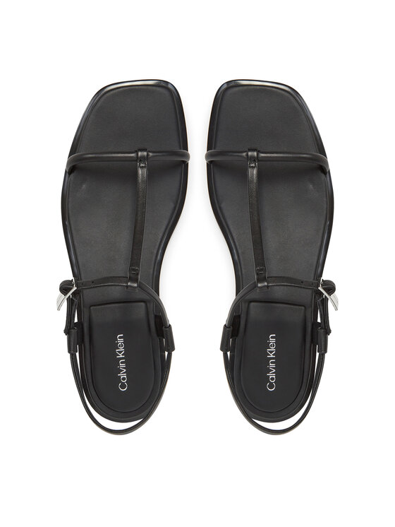 Calvin Klein Calvin Klein Sandaalid Flat Sandal Squared Buckle Lth HW0HW02556 Must