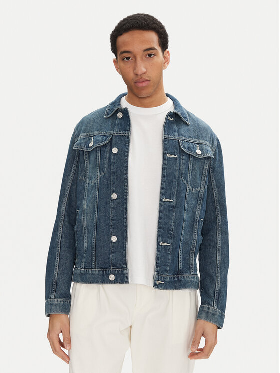 Tom Tailor Džínsová bunda 1044967 Modrá Regular Fit