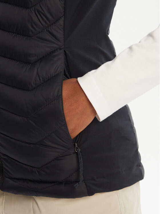 Columbia Columbia Sportinė liemenė Powder Pass Vest EK0192 Juoda Regular Fit