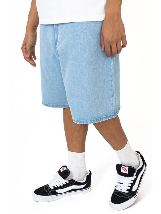 Kamuflage Kamuflage Szorty Way Too Big Niebieski Baggy Fit
