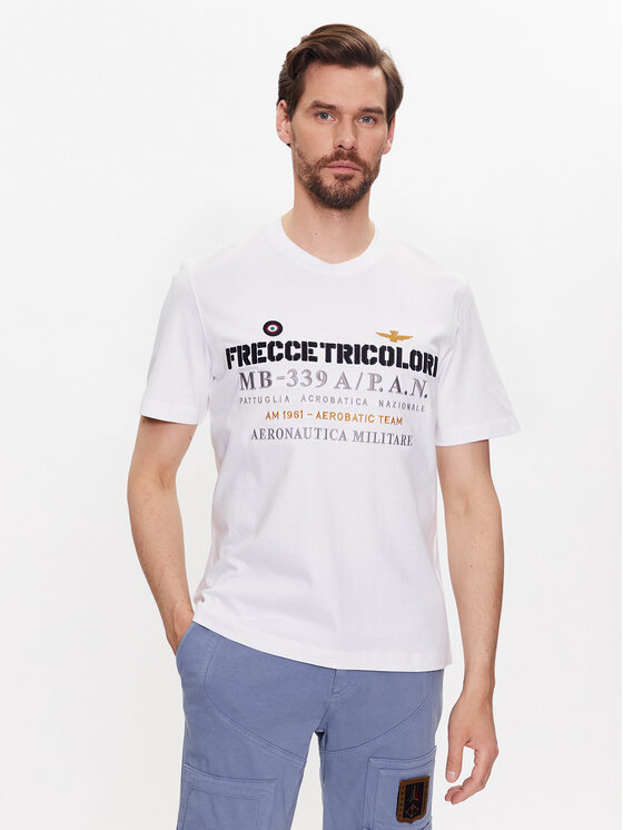 Aeronautica Militare Aeronautica Militare T-shirt 231TS2086J592 Bianco Regular Fit