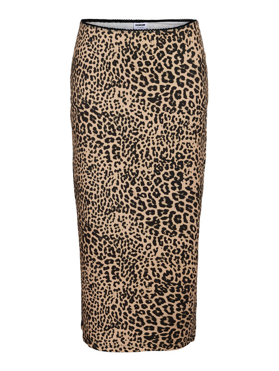 Noisy May Noisy May Spódnica midi Avery 27034322 Brązowy Slim Fit