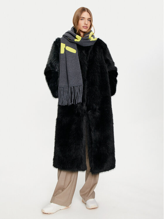 PINKO PINKO Шарф Ojos Azules Sciarpa AI 24-25 BLK01 104313 A26I Сірий