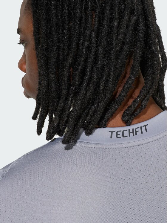 adidas adidas Koszulka techniczna 136941 Szary Fitted Fit
