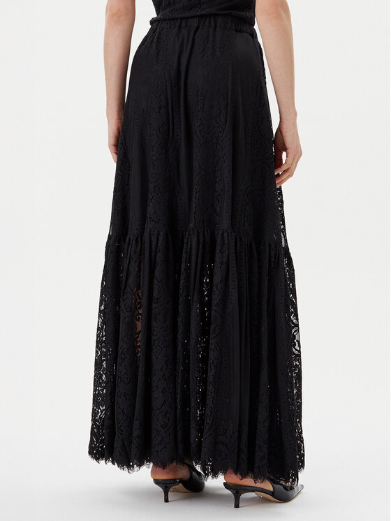 Herskind Herskind Maxi suknja 5577204 Crna Regular Fit