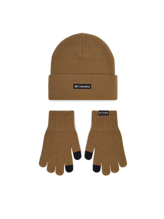 Columbia Columbia Set Mütze und Handschuhe CSC 2180791 Hellbraun