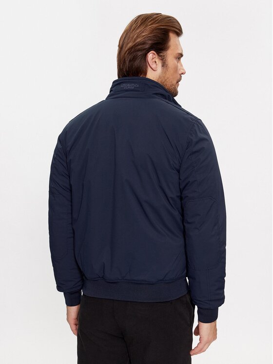 Aeronautica Militare Aeronautica Militare Prehodna jakna 232AB2100CT3156 Mornarsko modra Regular Fit