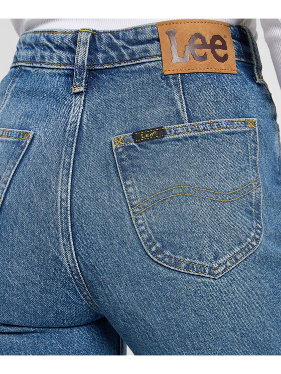 Lee Lee Jeansy 112371090 Niebieski Regular Fit