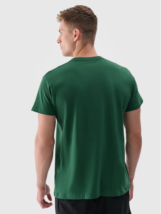 4F 4F T-shirt 4FRSS24TTSHM2470-41S Verde Regular Fit