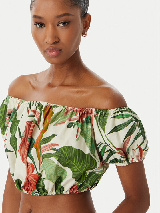 Guess Guess Särkpluus W6GHA1 W2447 Roheline Regular Fit