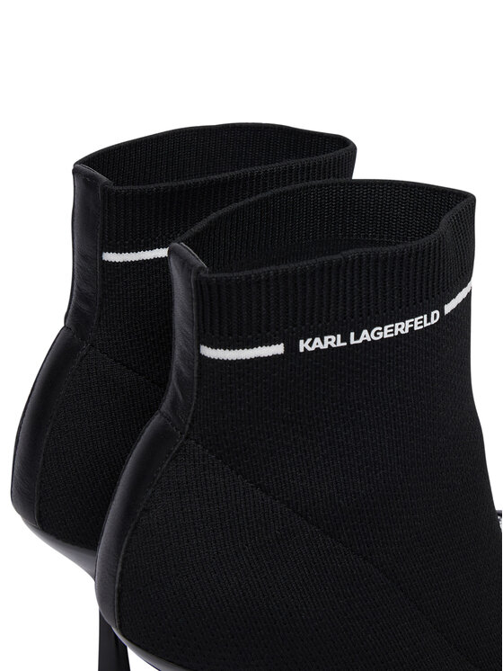 KARL LAGERFELD KARL LAGERFELD Botine Pandara KL31341 Negru