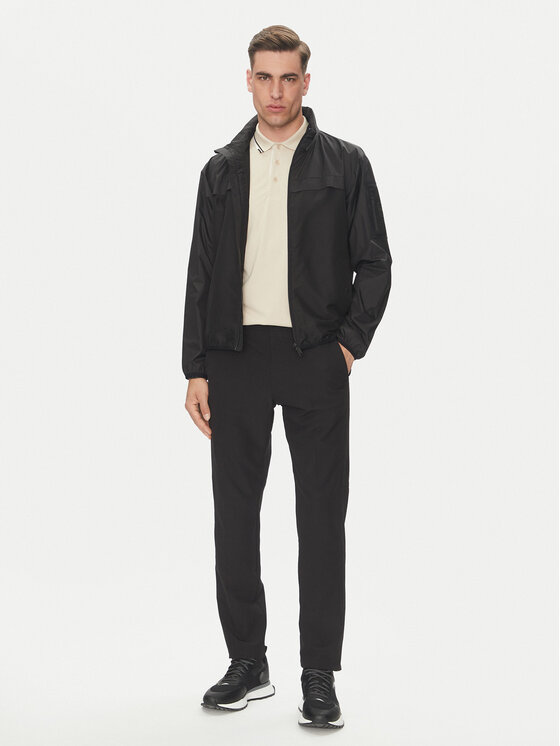 BOSS BOSS Kevad-sügis jope 50541285 Must Regular Fit