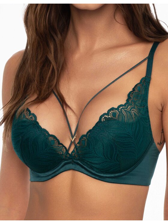Esotiq Esotiq Biustonosz push-up 41391-67X Zielony