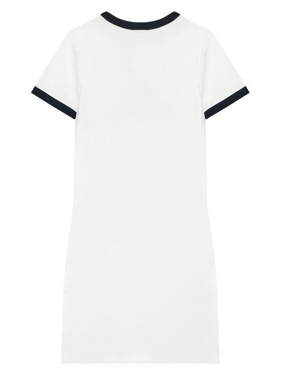 Guess Guess Ikdienas kleita J6GK26 KCQX1 Balts Slim Fit