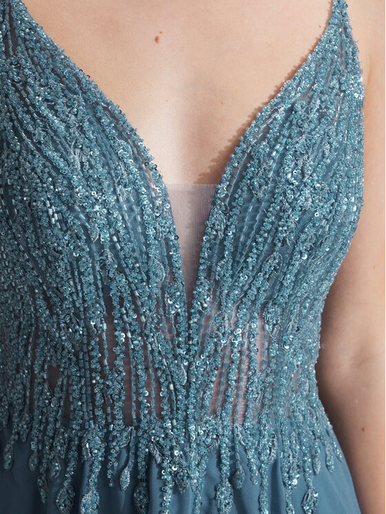 Hey Kyla Hey Kyla Коктейльна сукня 5AG003HK Голубий Regular Fit