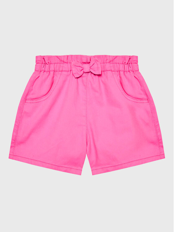 United Colors Of Benetton Bavlnené šortky 4RISG900W Ružová Regular Fit