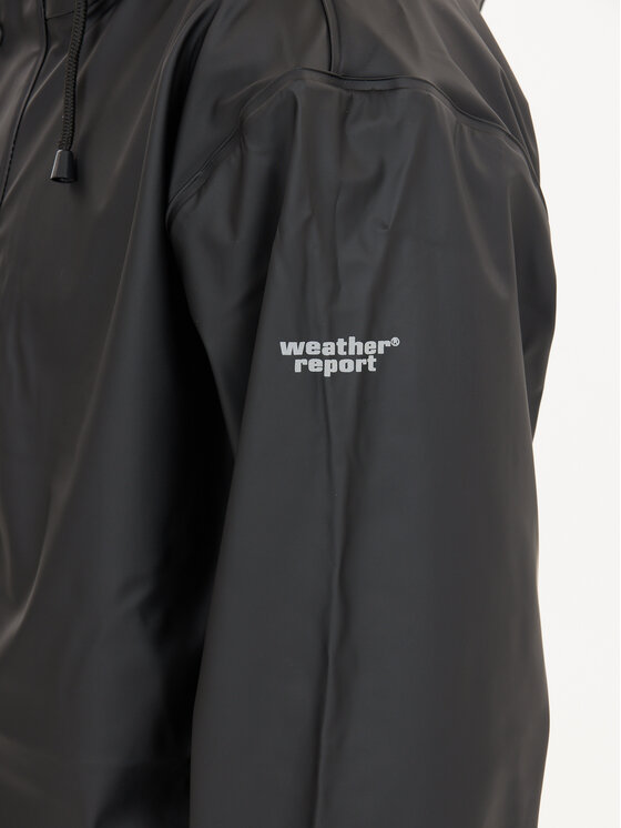 Weather Report Weather Report Μπουφάν αδιάβροχο Torsten WR191562 Μαύρο Regular Fit