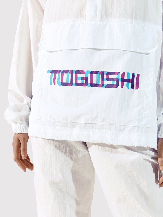 Togoshi Togoshi Μπουφάν anorak TG22-KUU001 Λευκό Oversize