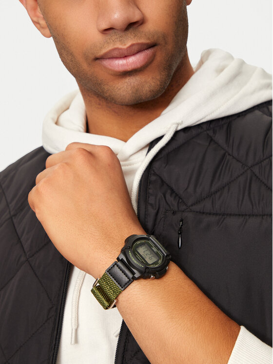 Casio Casio Zegarek W-219HB-3AVEF Czarny
