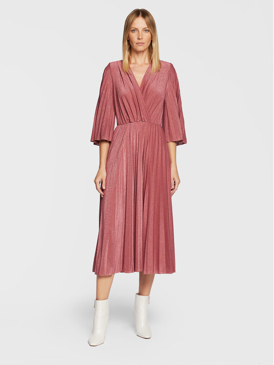 Rinascimento Rochie cocktail CFC0111400003 Roz Regular Fit CFC0111400003 imagine noua