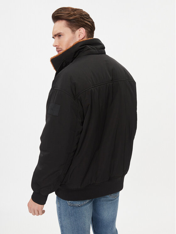 Calvin Klein Jeans Calvin Klein Jeans Μπόμπερ μπουφάν J30J324123 Καφέ Oversize