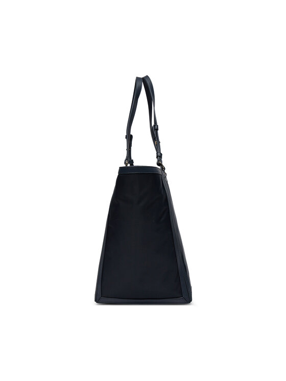 Tommy Hilfiger Tommy Hilfiger Ročna torba Th Essential S Tote AW0AW15717 Mornarsko modra