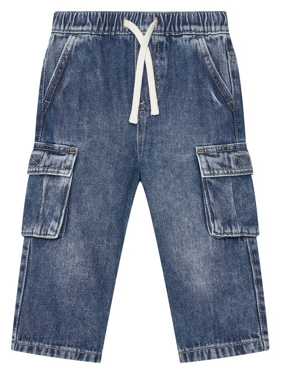 United Colors Of Benetton United Colors Of Benetton Farmer 4KEHGF02N Sötétkék Straight Fit