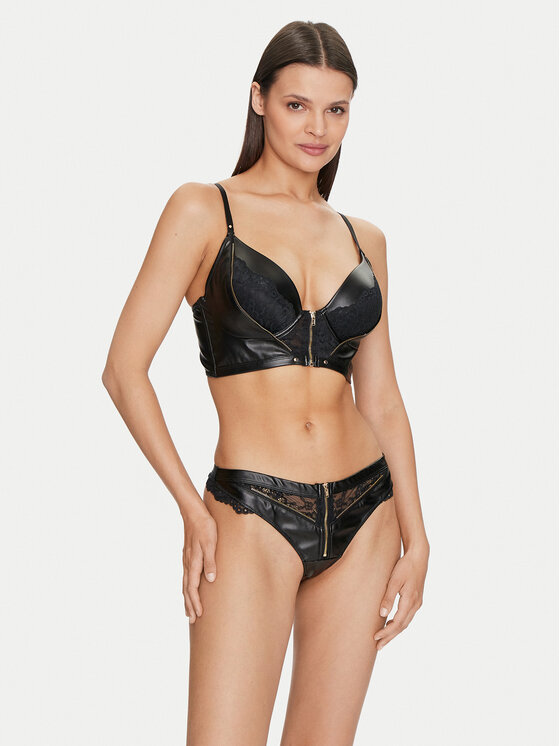 Hunkemöller Hunkemöller Stringové nohavičky Talia 204569 Čierna