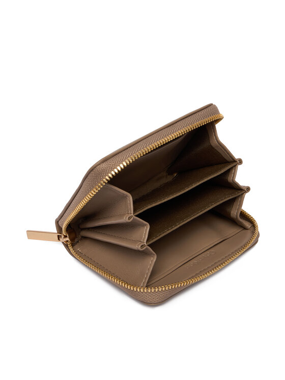 Calvin Klein Calvin Klein Портфейл Emblem Aop Embossed Zip Around LV04F1081G Бежов